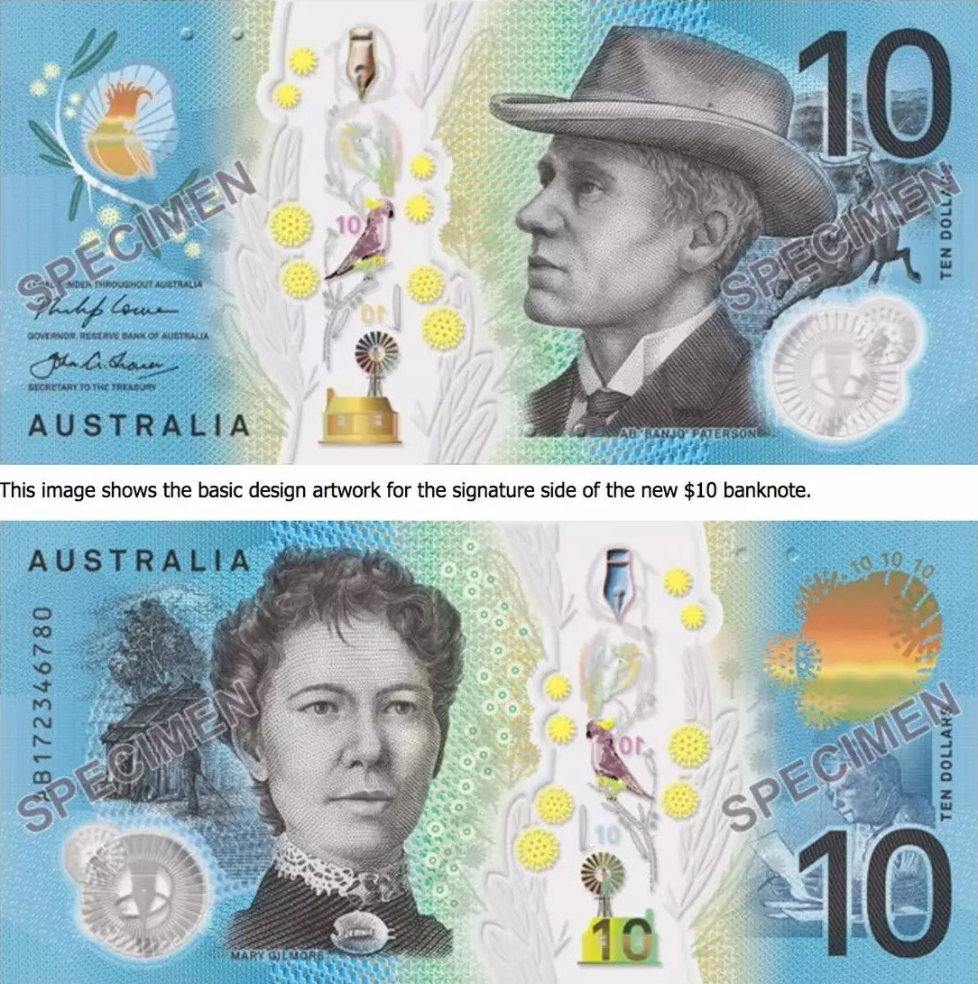 Банкноты Австралии 10 долларов